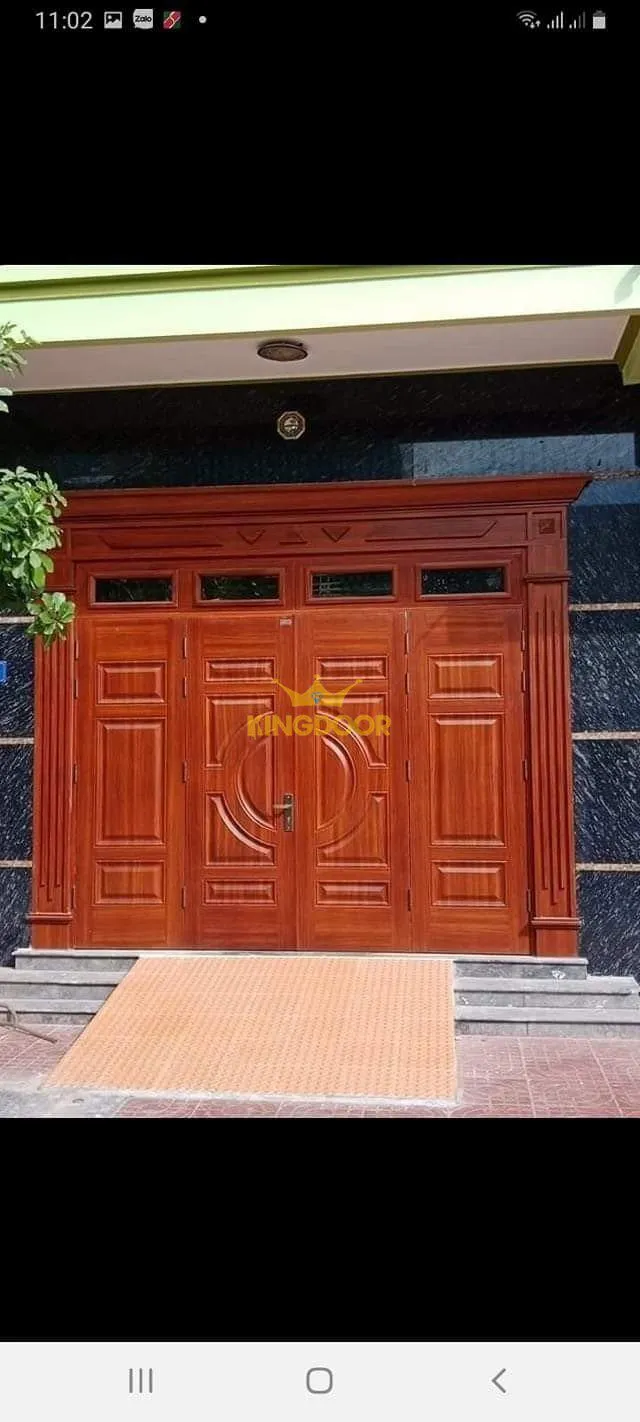 Cửa Thép Vân Gỗ Tại Tân Phú