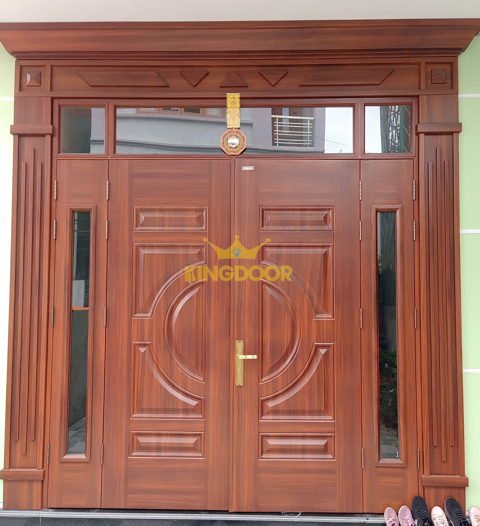 cửa thép vân gỗ tại Đăk Lăk