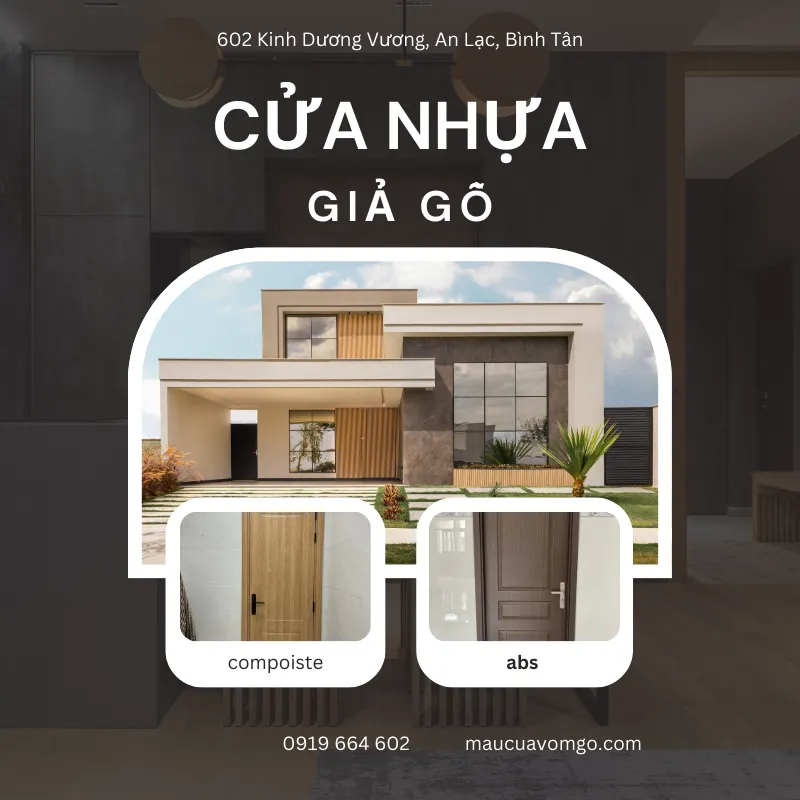 Báo giá cửa nhựa giả gỗ tại Long An