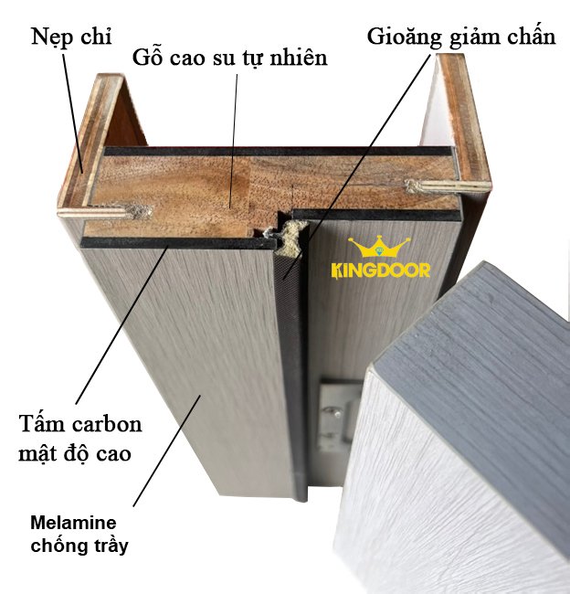 Báo giá cửa gỗ carbon tại Sài Gòn - Cửa phòng ngủ